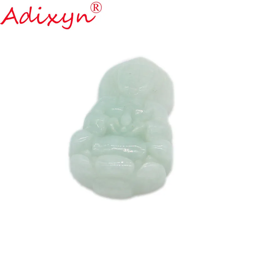 

Adixyn Semi Precious Stone Rope chain Pendant Buddha Pendant For Women Jewelry Gifts N071053