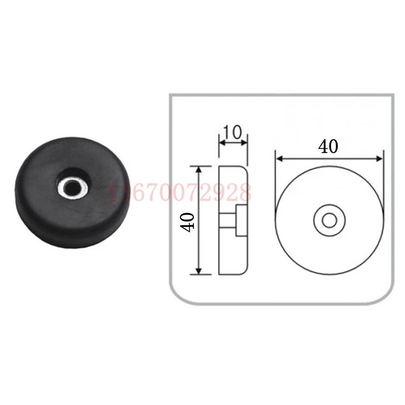 قواعد مطاطية KROYWACH لخزانات مكبر الصوت وحالة الطيران 40X10MM رقم BZA