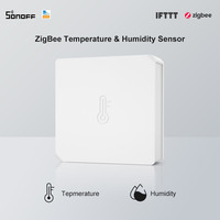 SONOFF SNZB-02 ZigBee Temperature And Humidity Sensor Real Time Low-battery notification WorksSONOFF ZigBee Bridge eWeLink APP