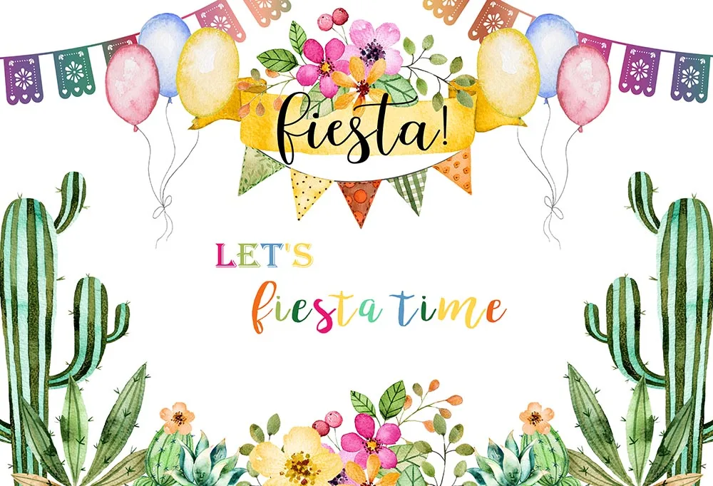 Mehofoto المكسيك فييستا موضوع خلفية للتصوير الفوتوغرافي Photophone المكسيكي مهرجان فييستا حفلة راية الخلفيات عيد ميلاد الوليد