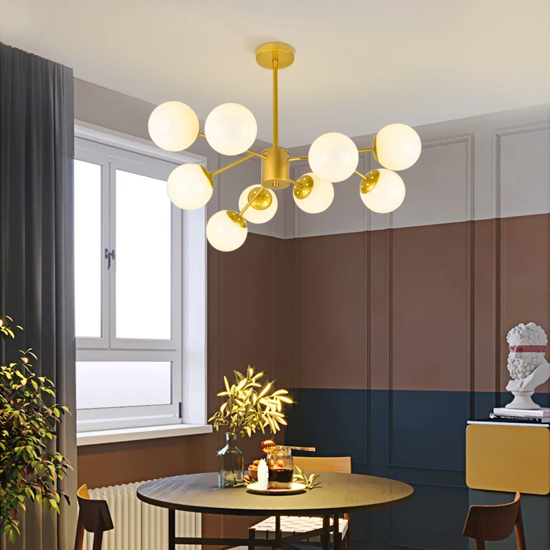 Indoor Chandelier Lamps For Children Room Living Study Bathroom Simple Home Decoration Modern LED