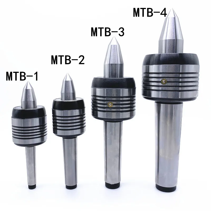 Centro Morse de rotación de torno CNC, centro de torneado Morse, MT1, MT2, MT3, MT4