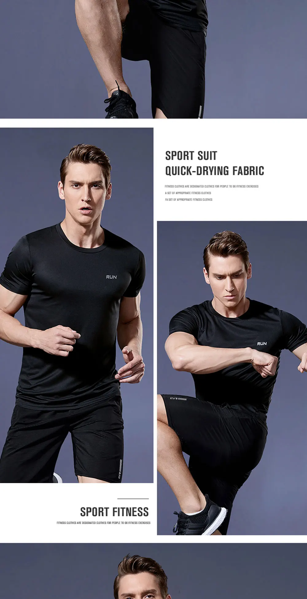 Sommer-T-Shirt für Herren, lässige weiße T-Shirts, kurzärmeliges Oberteil, atmungsaktive T-Shirts, schnelltrocknendes Fitness-Shirt, Fußballtrikot, Herrenbekleidung – Detail 13