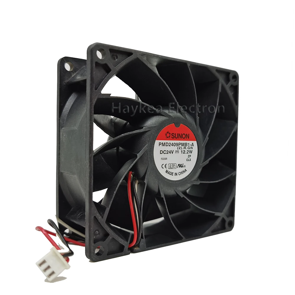 For SUNON PMD2409PMB1-A 9038 24V 12.2W For ATV71 Drive Fan 92X92X38MM