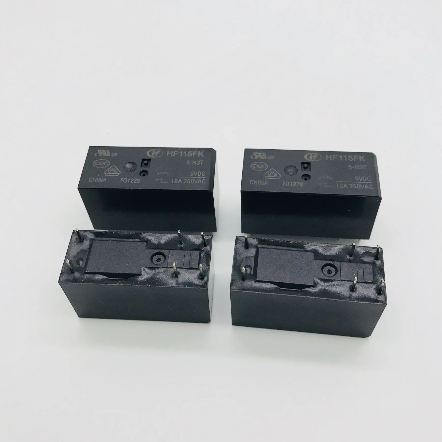 

10PCS/lot 100%New Relay HF115FK 5-H3T 5VDC HF115FK 12-H3T 12VDC HF115FK 24-H3T 24VDC HF115FK 12 H3T 16A 250VAC 6PIN