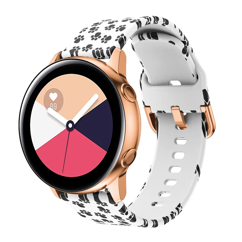 Correa de reloj de 20mm para Samsung Galaxy Watch, pulsera inteligente activada, accesorios
