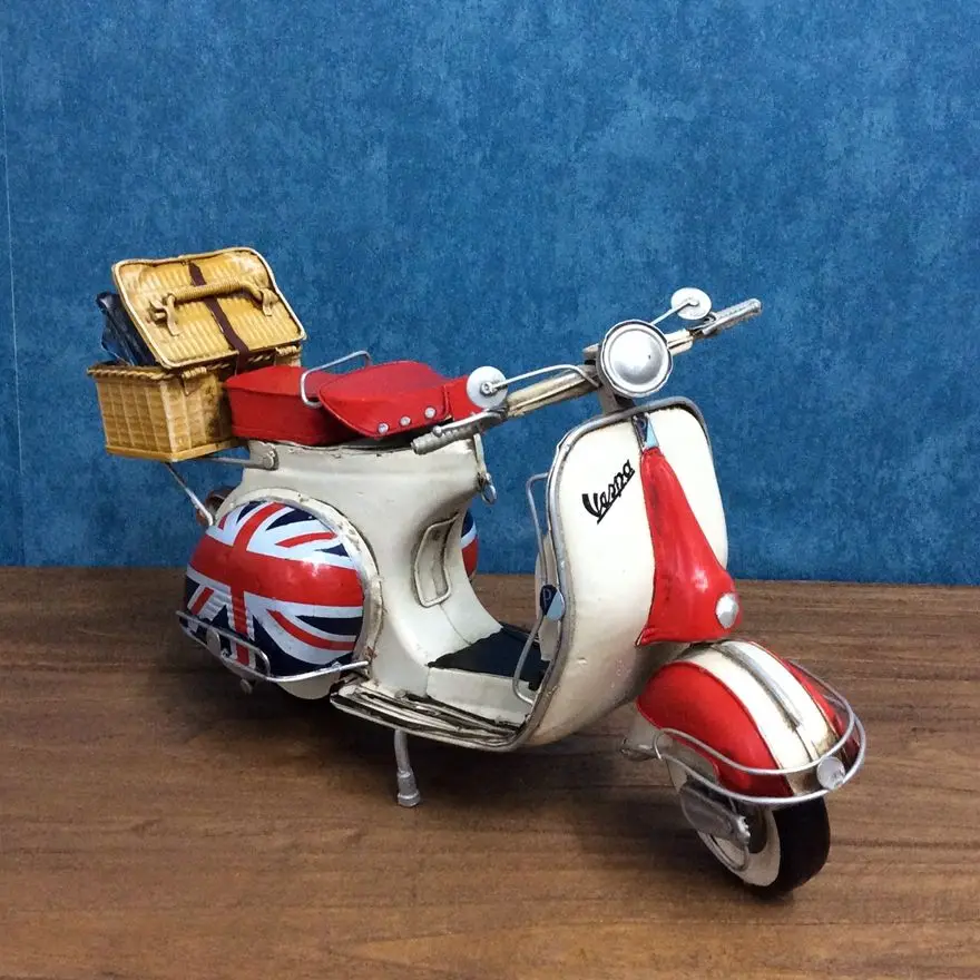 

Motorcycle Vintage Ironwork Model Antiquecar Retrocar Crafts Handmade Collection Handicraft Decorations Modelcar Gifts