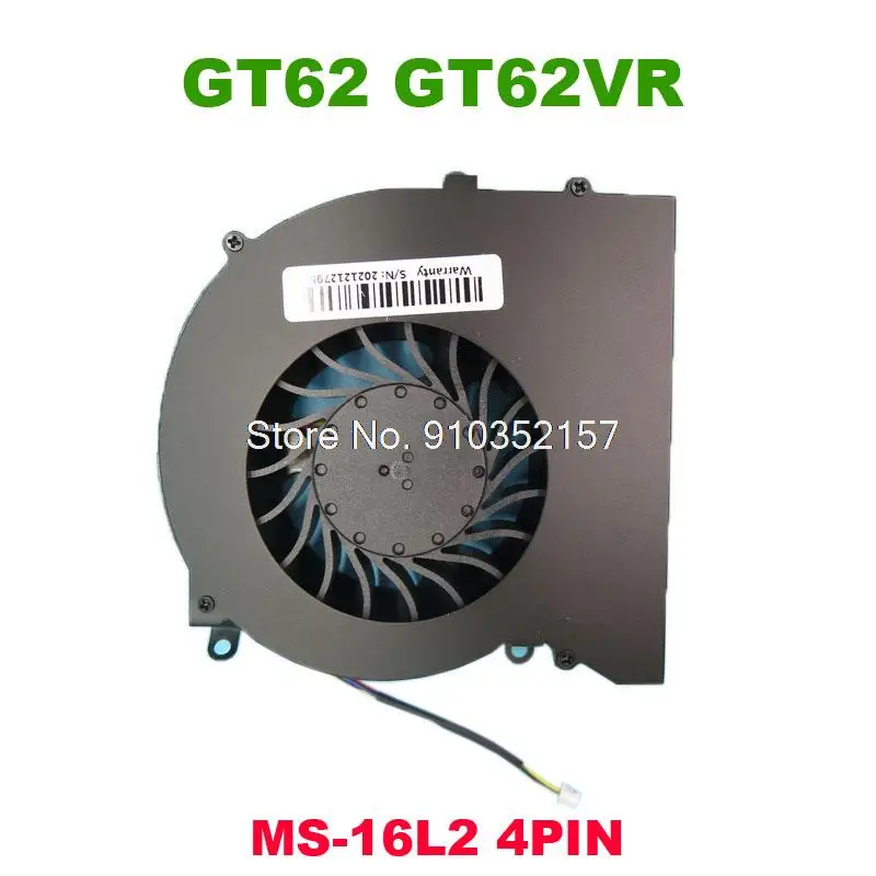 

4PIN CPU FAN For MSI GT62 GT62VR MS-16L2 GT62VR 6RD 6RE 7RD 7RE GT62VR-6QD GT62VR 6RD-033CN GT62VR 6RD-093XCN MS-16L1 MS-16L3