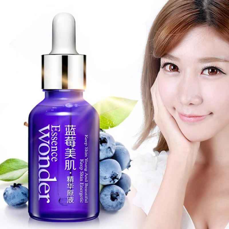 BIOAQUA Blueberry Face Lifting Serum Anti Aging Wonder Essence Skin Care Anti Wrinkle Serum Of Youth Organic Cosmetic Charm