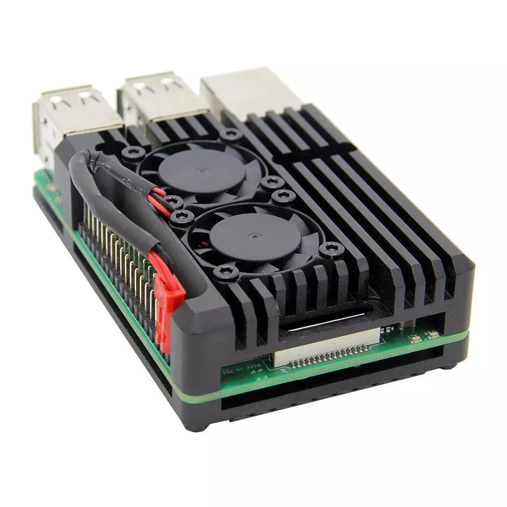 Raspberry PI 3B Shell , New Raspberry PI Shell 3 Generation B Type 2B / 3B + Universal Aluminum Alloy Cooling Shell