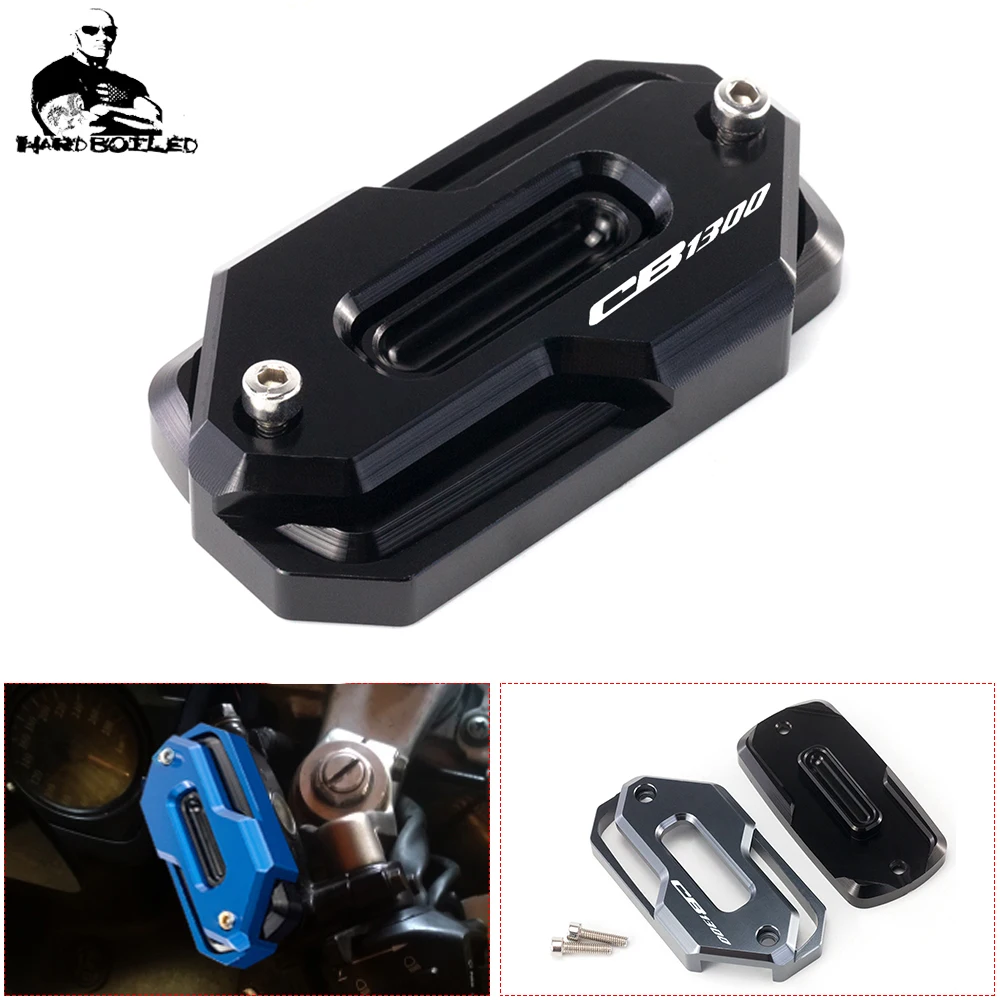 

For Honda CB1300 CB 1300 1997-2016 2015 2014 2013 2012 2011 2010 CNC Front Brake Master Cylinder Fluid Oil Cap Reservoir Cover