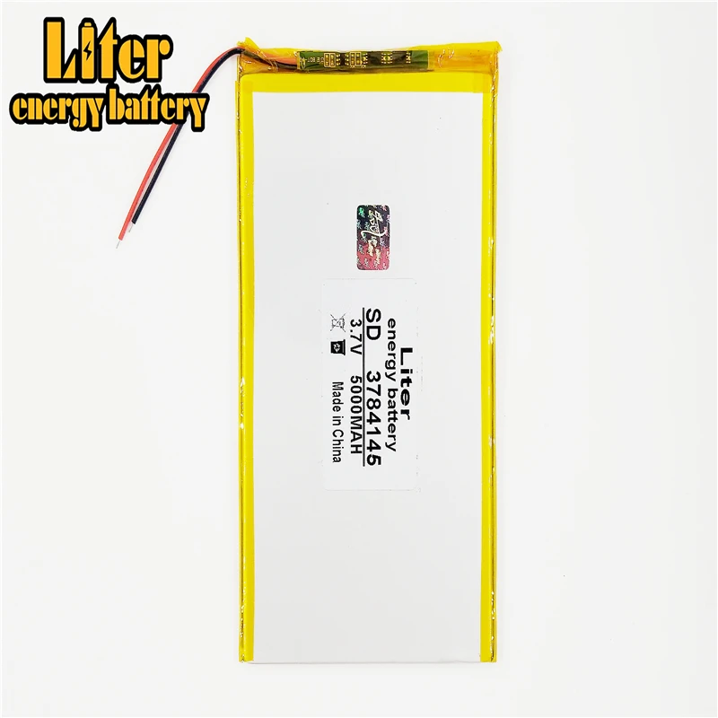 

Tablet polymer battery 5000 mah 3.7V 3784145smart home MP3 speakers Li-ion battery for dvr,GPS,mp3,mp4,cell phone,speaker