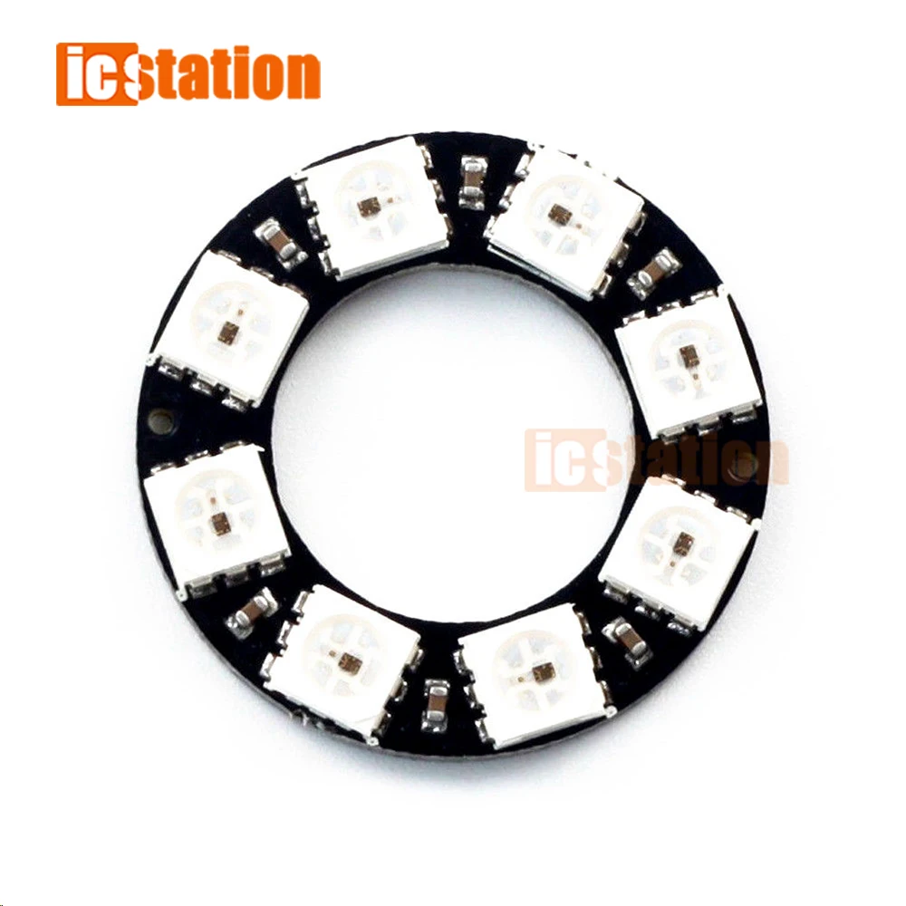 WS2812S RGB 5050 8Bit Vòng LED Tích Hợp Trình Điều Khiển