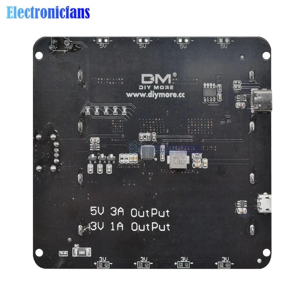 Dual 18650 Lithium-Batterie-Shield V8 Micro-USB-Powerbank-Modul 3V1A 5V 3A für Raspberry Pi Wifi ESP8266 ESP32 Ladevorrichtung – Detail 19