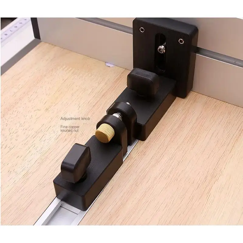 Woodworking Aluminium Profile Fence with Sliding Brackets Tools for Wood Work Router Table Saw Table DIY Woodworking Workbenches