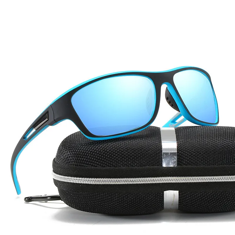 Gafas de sol polarizadas cuadradas clásicas para hombres y mujeres, gafas de sol coloridas para deportes al aire libre, playa, pesca, viajes, UV400