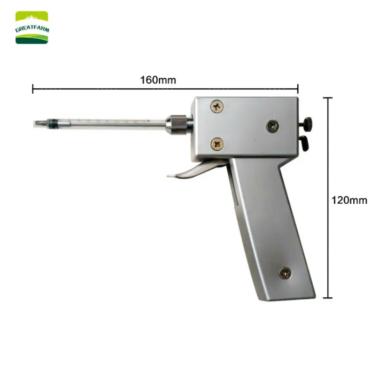 Chicken continuous insemination semen gun metering adjustable operation simple Chicken sperm artificial insemination farm device