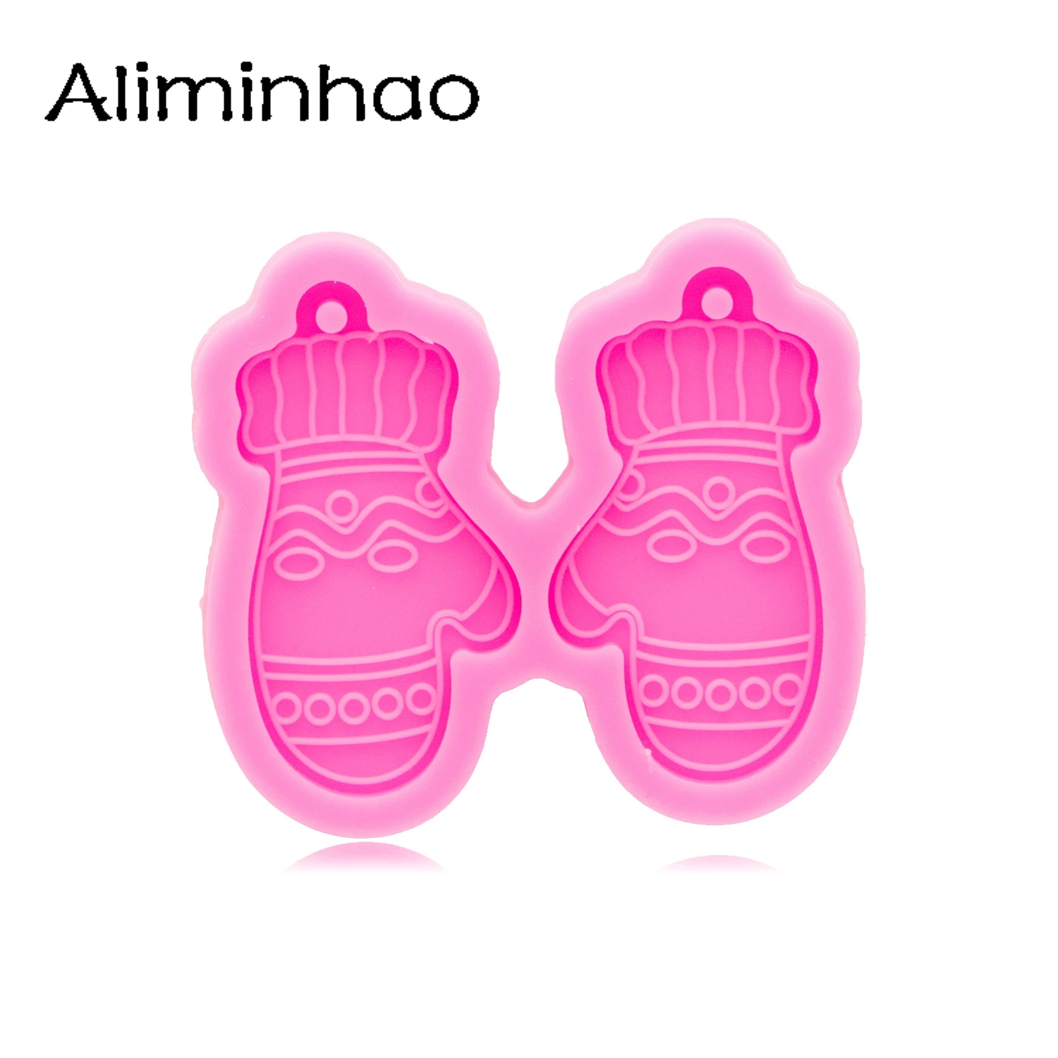 DY1014 Glossy Gloves Earrings Silicone Mold, Resin Molds DIY Crafting Molds with Epoxy, Resin art DIY Handmade Charms Mold