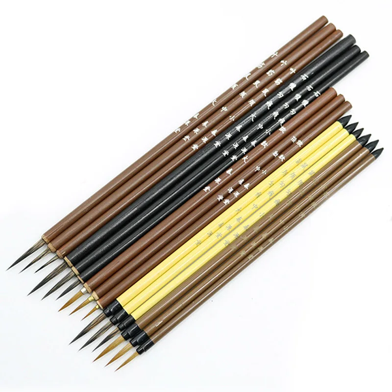 

Calligraphy Chinese Traditional Calligraphy Set Brush Landscape Painting Brush Weasel Hair Pen Writing Brush Set for Students