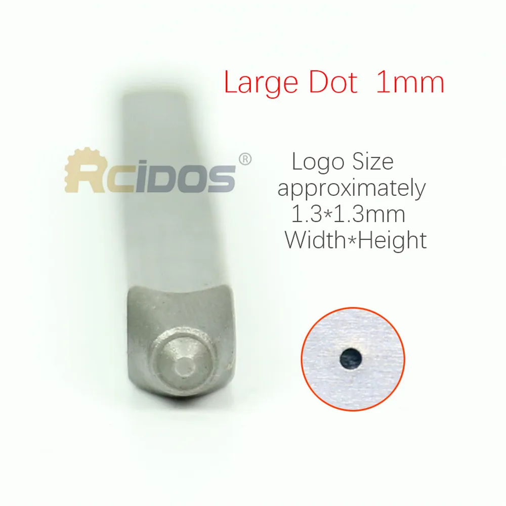 RCIDOS Dot / Dash Signature Design Stamps,DIY Bracelet/Jewelry Symbols Steel Stamp 1pcs price