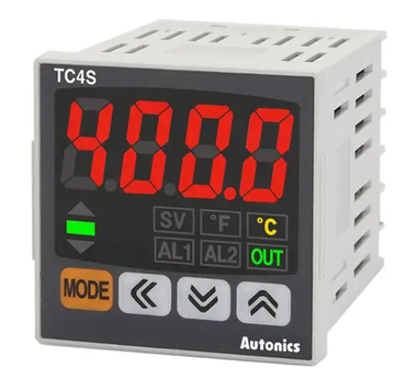 

TC4S-N4R Temp Control, 1/16DIN, Single display 4 Digit, PID Control, Relay & SSR Output, No Alarm Output, 100-240 VAC