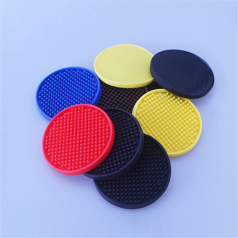 

10cm Rounded Rubber Table Cup Mat Kitchen Pvc Mat Pad For Bar Cocktail Bar Tool