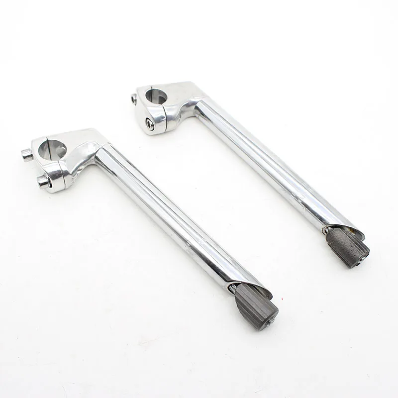 Semi-aluminum axe handlebar Stem 40*22.2/25.4* vertical bar 22.2*220MM lady car seat tube bicycle accessories