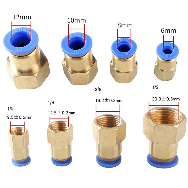 Air Pijp Montage 10Mm 12Mm 8Mm 6Mm Slang Buis 1/8 