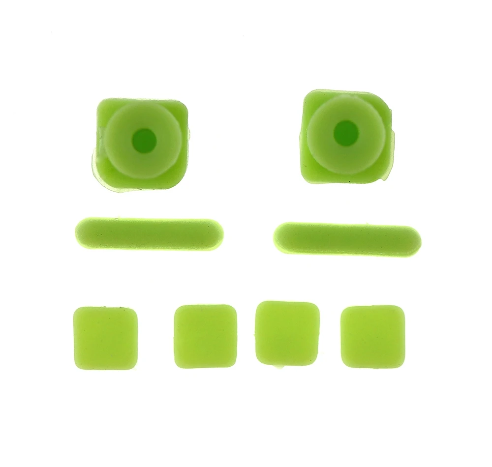 DS Lite 게임 콘솔 용 NDSL 피트 고무 커버 패드 용 1 세트 다채로운 나사 피트 커버