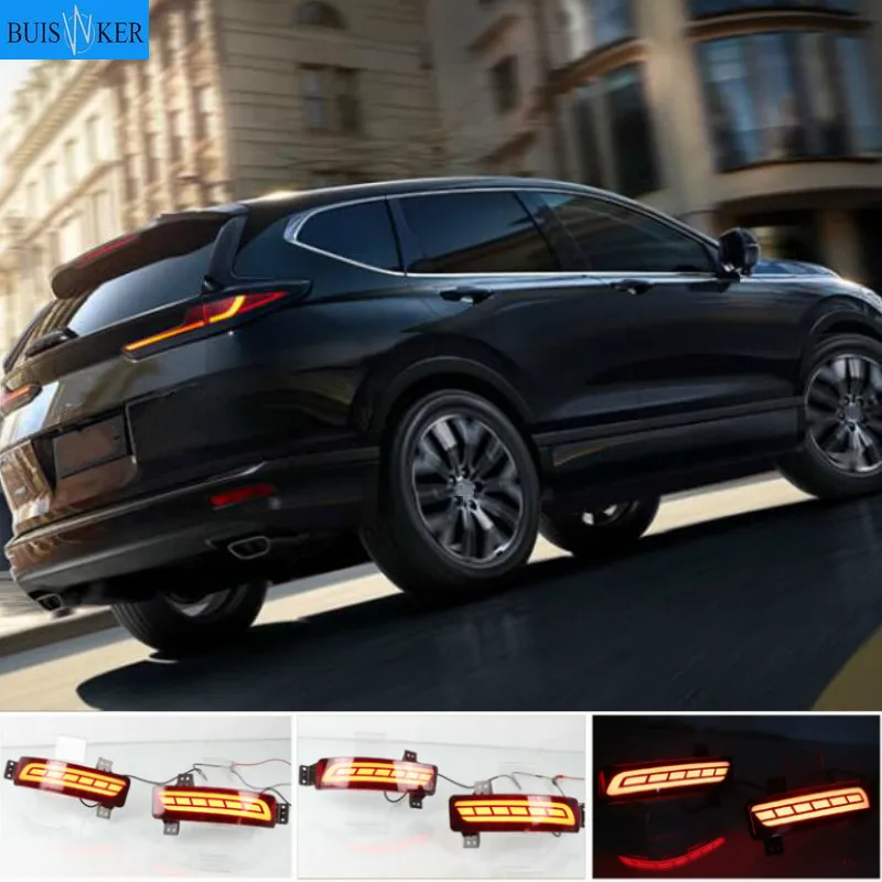 

2Pcs LED Rear Bumper Reflector Light for Honda BREEZE 2020 Parking Warning Brake Light Running Reverse Tail Lamp