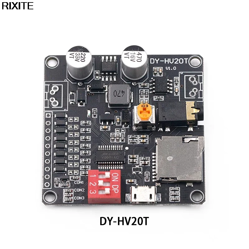 Voice Playback Module MP3 Music Player UART I/O Trigger Amplifier Board Module DY-SV17F DY-SV5W DY-SV8F DY-HV20T DY-HV8F