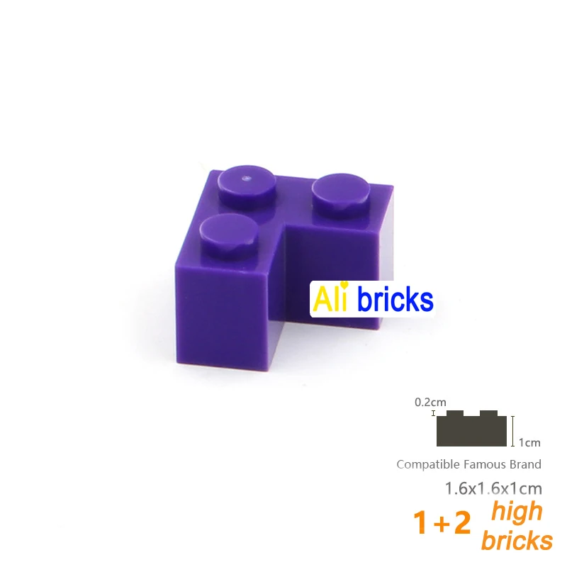 15pcs DIY Building Blocks Thick Figures Bricks 1+2 Dots Educational Creative Size Compatible With 2357 Plastic Toys for Children