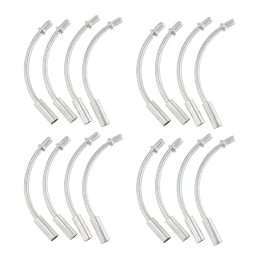 Imagen 2 del producto Manguitos de plástico para bicicleta de montaña, Manguitos protectores de botas, 90 grados, guía de Cable, tubo curvo, 80 unidades