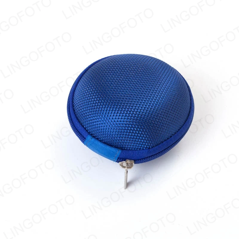 Muiti-Color Mini Circle Bag/Pouch for Go Pro Session  Charger Cable Battery Blue GH1706d