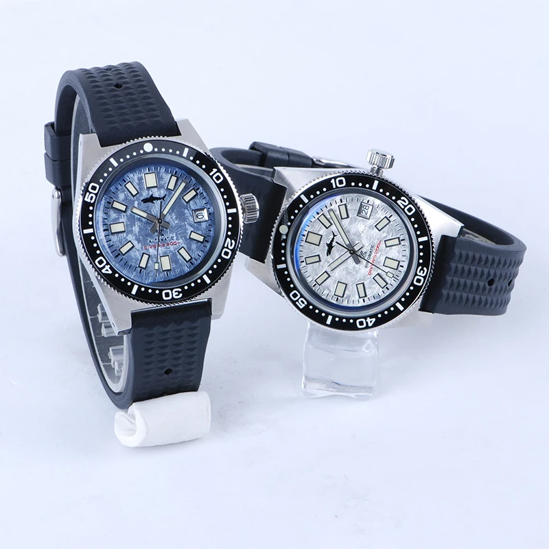 HEIMDALLR Men Automatic Watch 44mm Mechanical Wristwatch Diver 20Bar Waterproof Sapphire Mirror Luminous NH35 Ceraminc Bezel