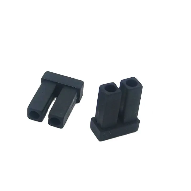 

10pcs/lot LC Double Fiber Connector Cover For Optical Module Dust Plug SFP Fiber Module Protection Cover