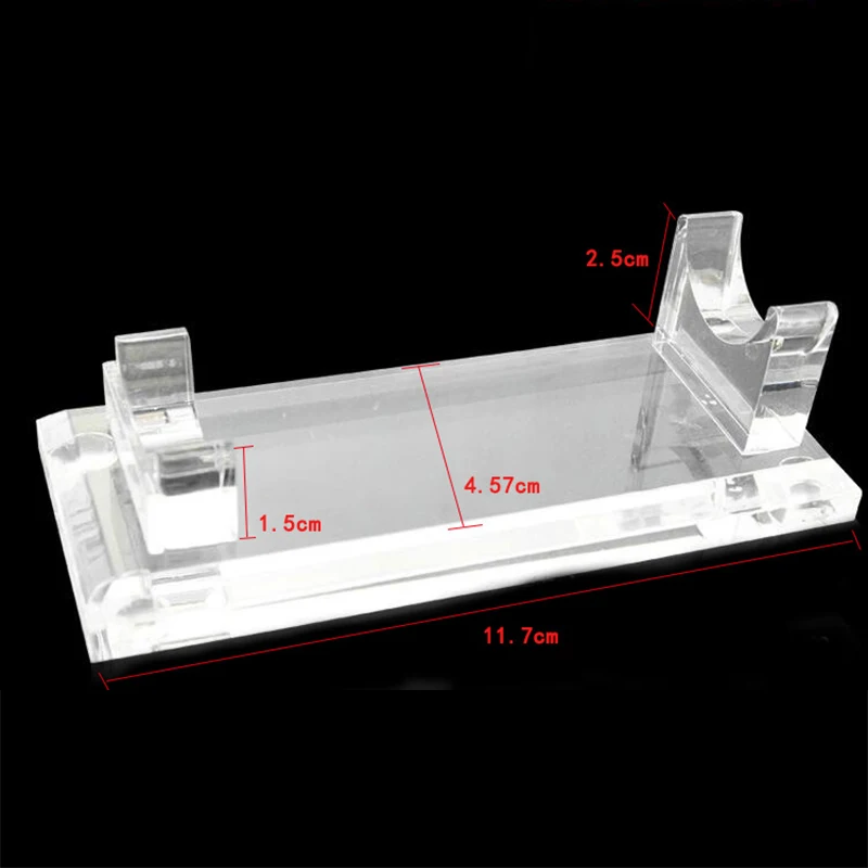 New Acrylic Tattoo Pen Machine Holder Display Stand Transparent Tattoo Supply Stand Rack Tray Rest Organzier For Tattooist