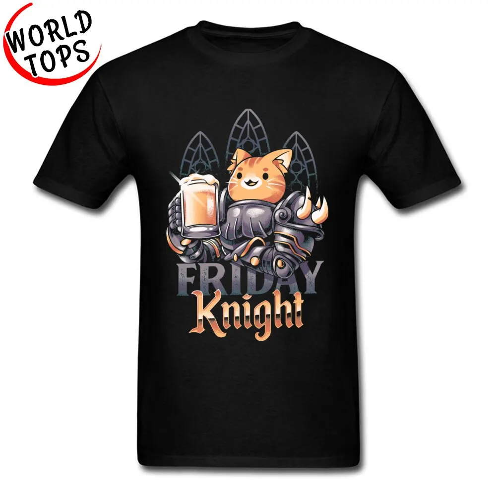 Warlord Friday Knight Beer Car Powerful T Shirt Neko Cartoon Funny Printed Tshirts Men Fitness Tight T Shirt Men 3D Cats