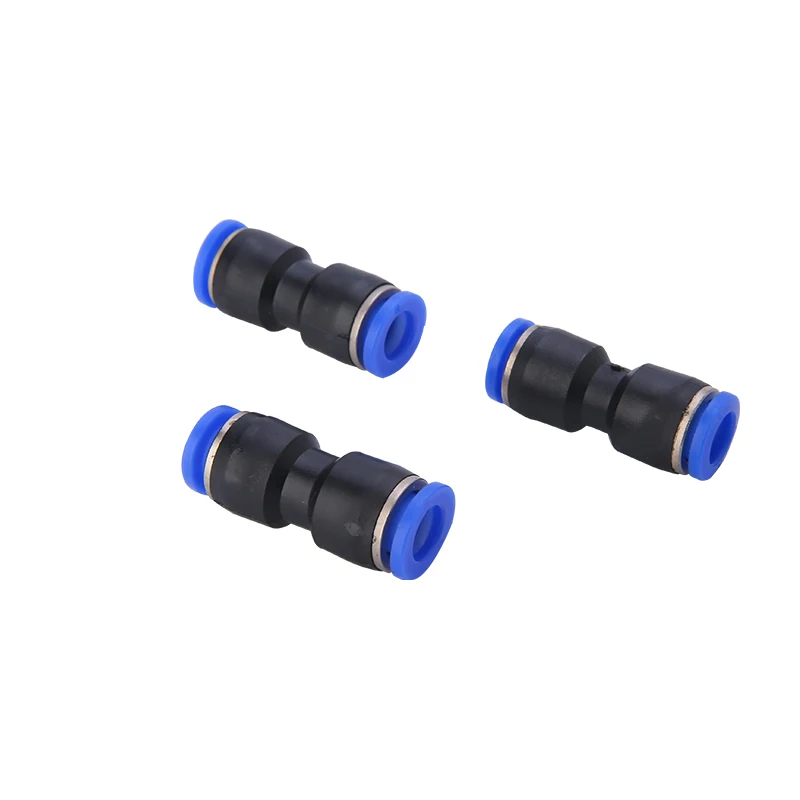 PU Fast Pneumatic Connector Push in Hose Straight Pneumatic For Connect Air Pneumatic Connector Components 4 6 8 10 12 16 mm