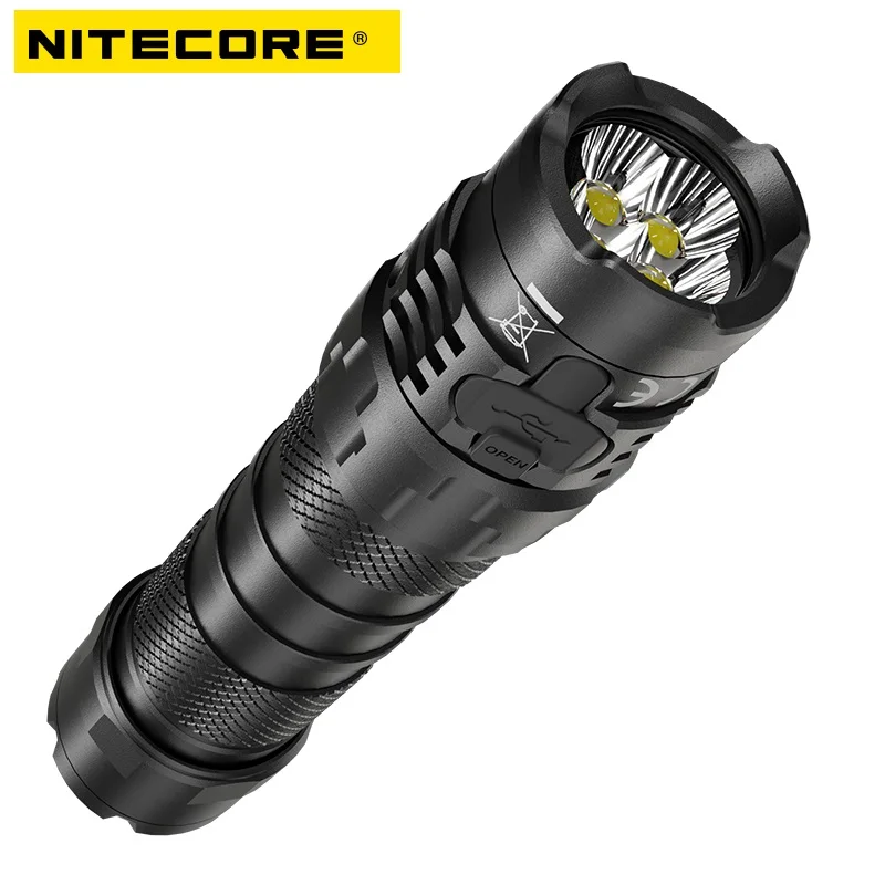 Nitecore P10iX 4000 Lumens Rechargeable Strong Light Tactical Waterproof Flashlight for Gear, Law Enforcement, Military