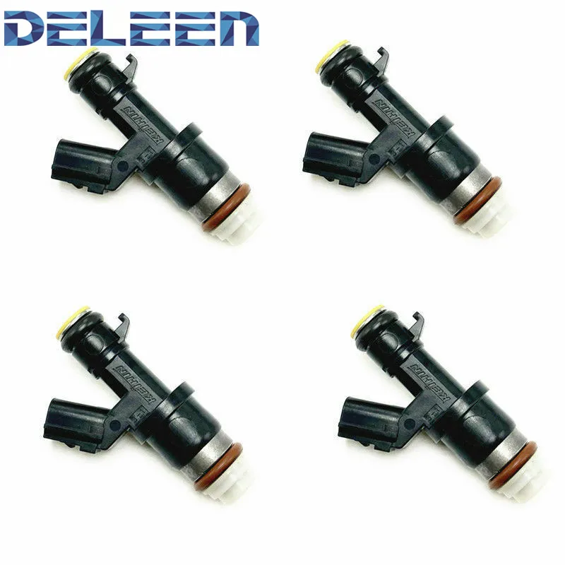 Deleen 4x High impedance Fuel Injector FJ1046/16450-R40-Y01 For Honda Car Accessories