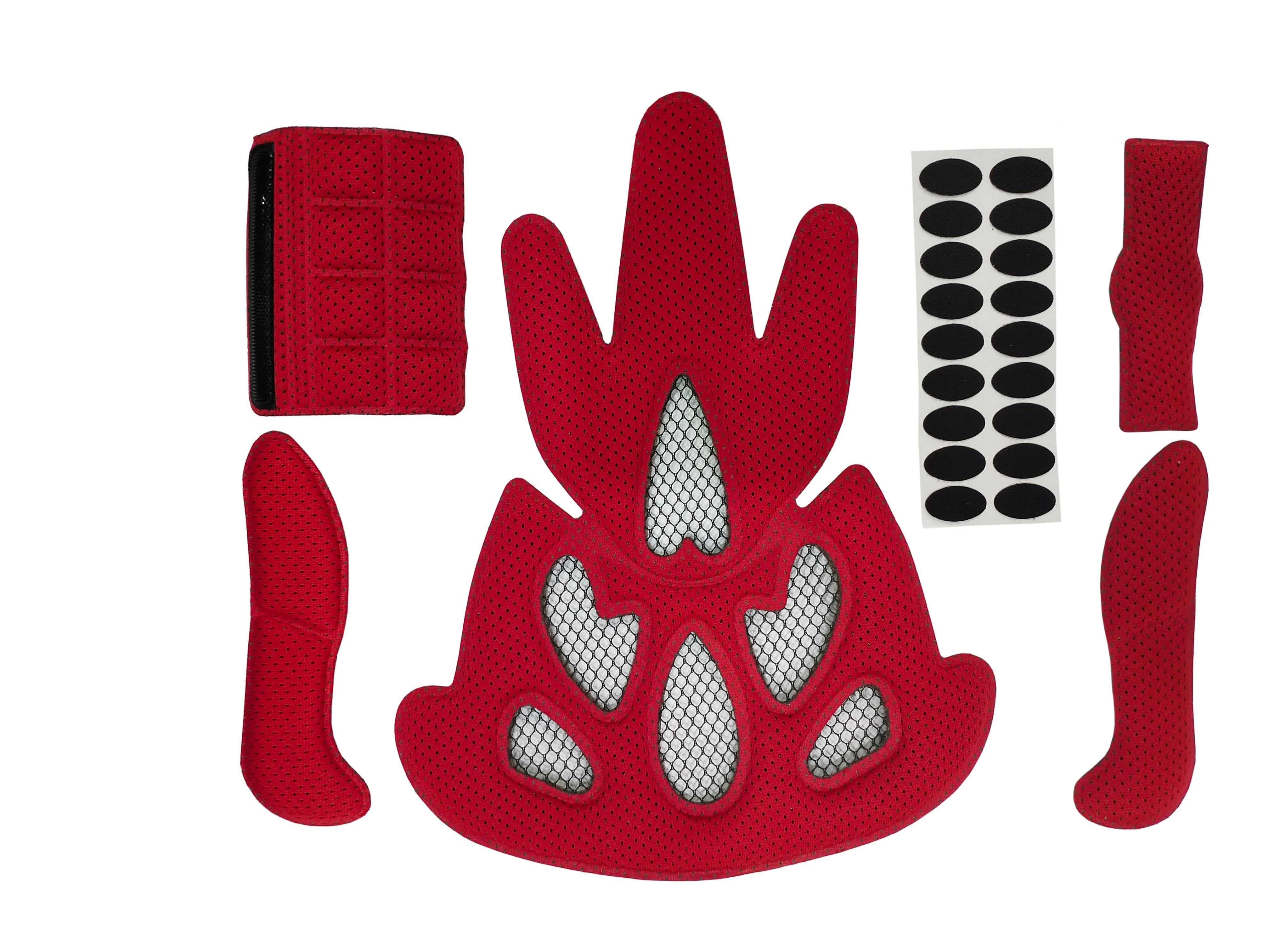 Helmet Padding Kit 23PCS Bicycle Replacement Universal Foam Pads Set with Nets for Bike Motorcycle Cycling Helmet