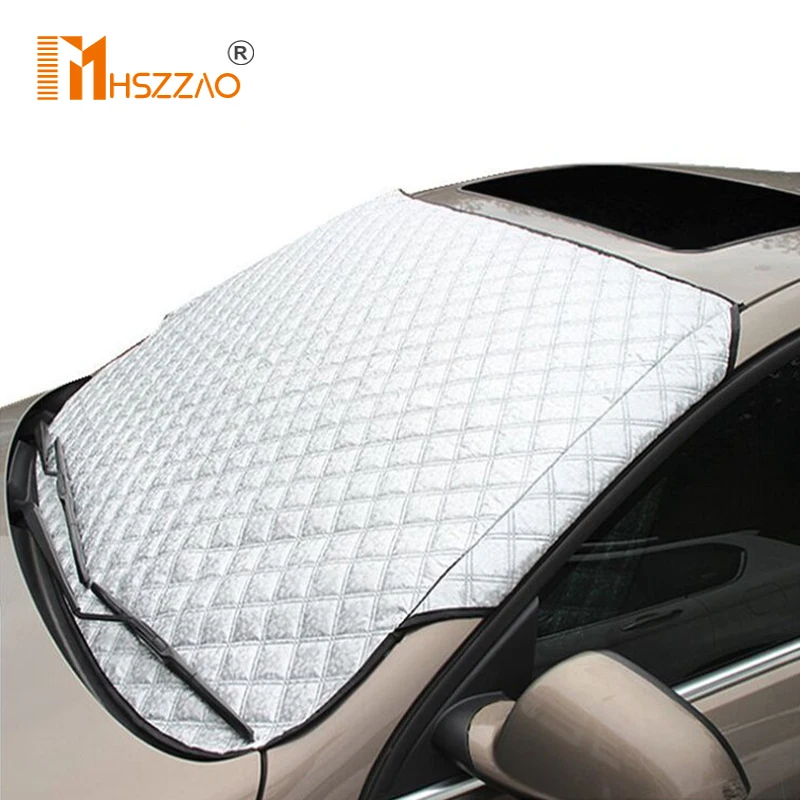 Car Front Window Screen Cover Auto Sun Cover Car Windshield Shade Dust Protector Anti Snow Frost Ice Shield Car Windscreen Cove