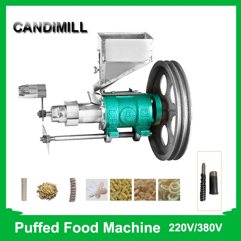 CANDIMILL Puffed Food Extruder Corn Bulking Machine Rice Corn Puffing Extrusion Machine Puffed Snack Food Extruding Equipment