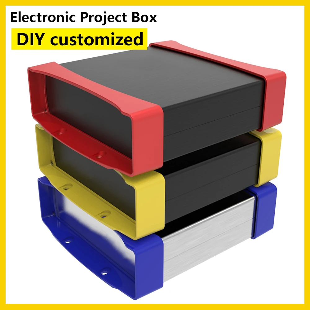 

DIY Electrical Junction Box Fabrication Plastic Cover Aluminum Profiles Enclosure K09 152*44mm