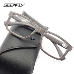 Seemfly Mode Männer Frauen Lesebrille Rahmen Retro Klassische Presbyopie Brillen Neue Ultraleicht Brillen Dioptrien + 1,0 Bis + 3,5