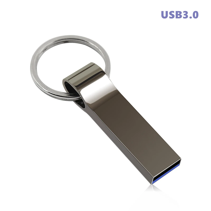 Usb3.0 Flash Drive pen drive 128gb 64gb 32gb pendrive 16gb 8gb 4gb cle флешка with key ring