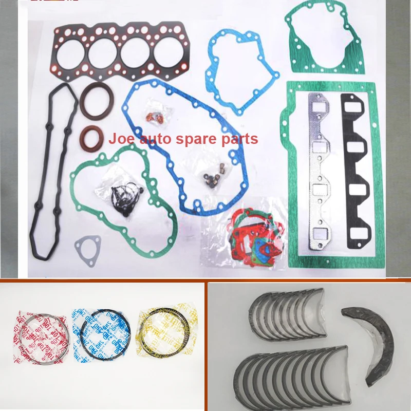 S4E S4E2 Engine Full gasket set kit crankshaft connecting rod bearing piston ring for Mitsubishi Forklift 34494-00074