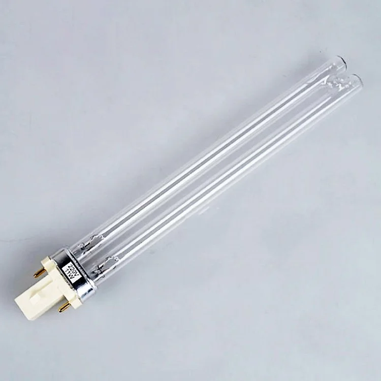 Sterilizer UV Light Bulb Water Filter Replacement Light Tube 2-pin G23 Base Linear Twin Tube UV-C Germicidal Ultraviolet