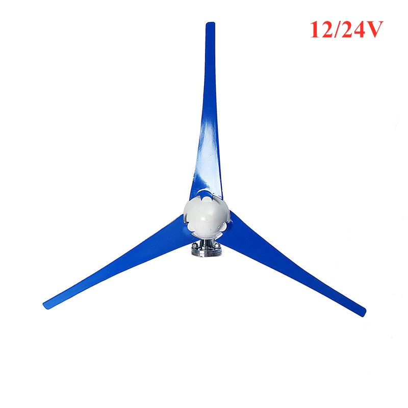 12/24V 800W 3 Blades Max Power Wind Turbine Generator Kit Windmill Wind blades Controller Charge Generator for Marine Light Land